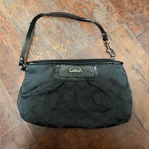 Coach Black Signature Shoulder Bag